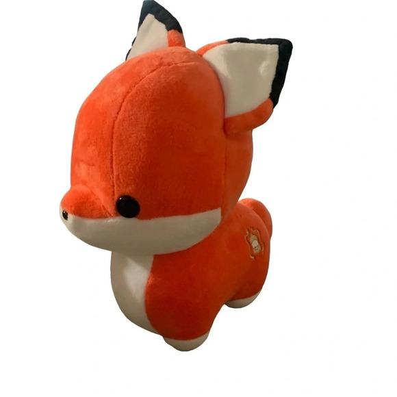 BELLZI Orange Fox Cute Stuffed Animal Plush Toy - Picture 2 of 5